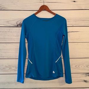 Reebok | Long Sleeve Blue Athletic Shirt